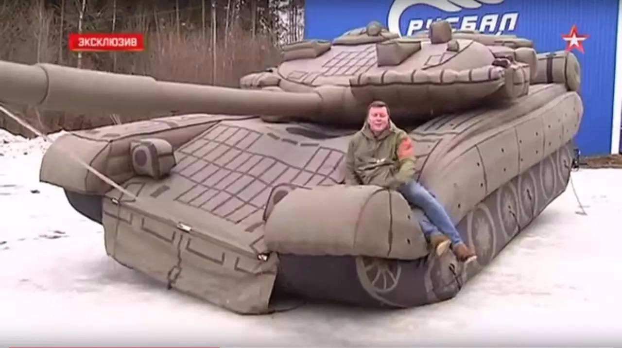 盐池充气军事坦克